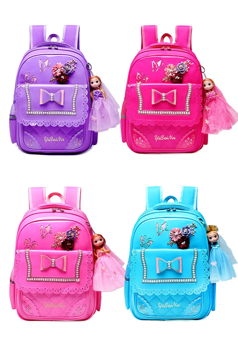 Детские школьные сумки набор для подростков девочек принцесса детский школьный рюкзак Водонепроницаемый ранец Детский рюкзак школьные сумки mochila