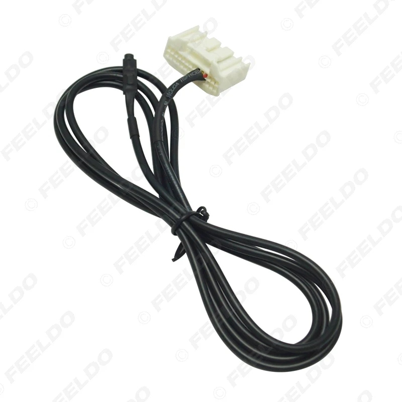 LEEWA 1 шт. 5 м автомобильный Аудио Видео CD DVD Changer Micphone MIC адаптер провода 28Pin порт для