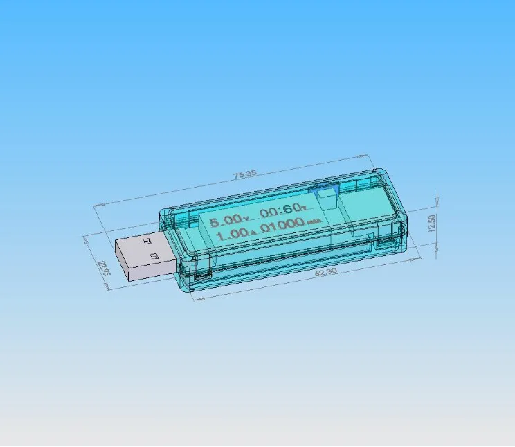 1 шт. USB зарядное устройство ток напряжение зарядный детектор мобильный ток питания и Вольтметр Амперметр Напряжение