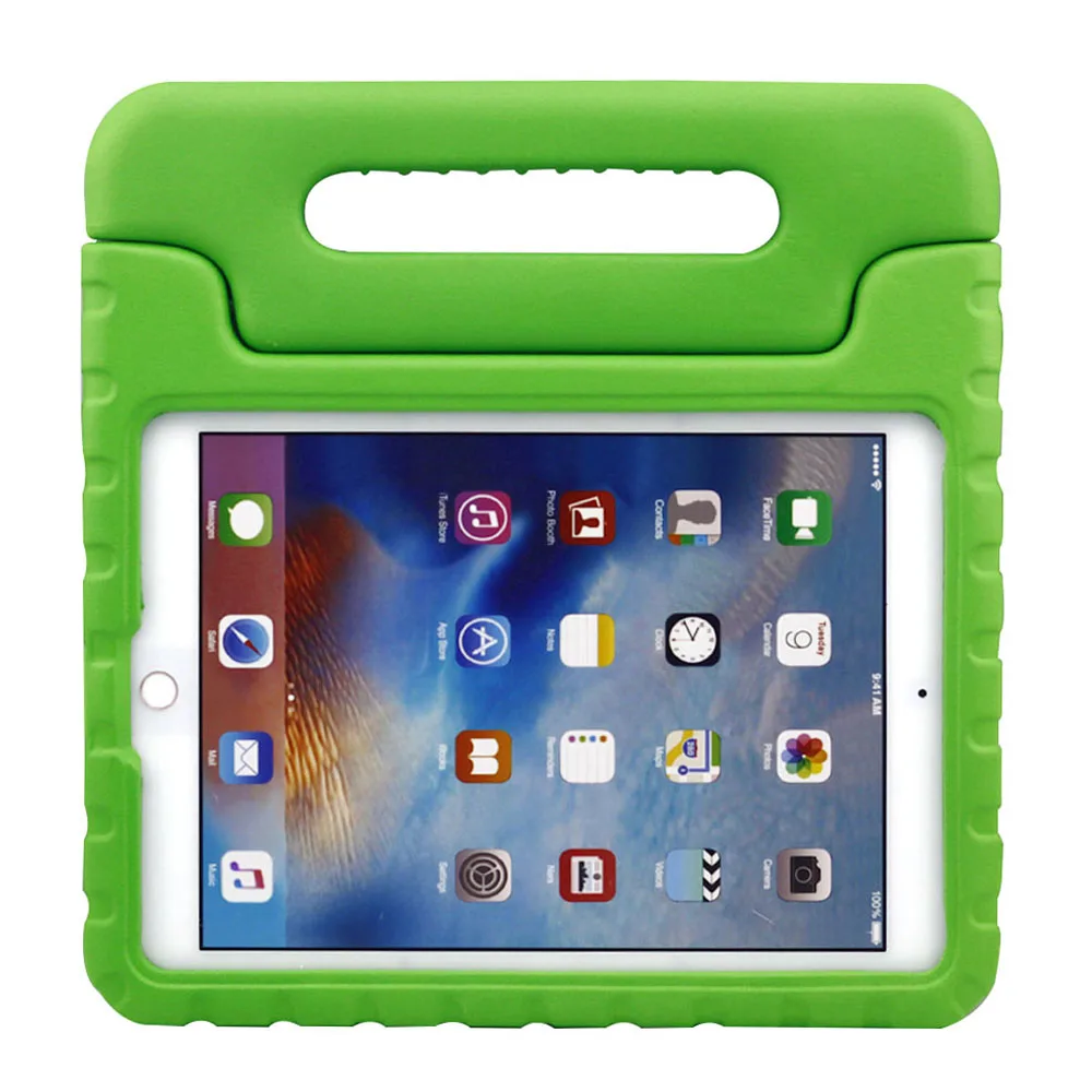 Детский противоударный чехол для iPad 9,7 дюймов для iPad Air 2 Air 1, толстый пенопластовый чехол с ручкой и подставкой для планшета
