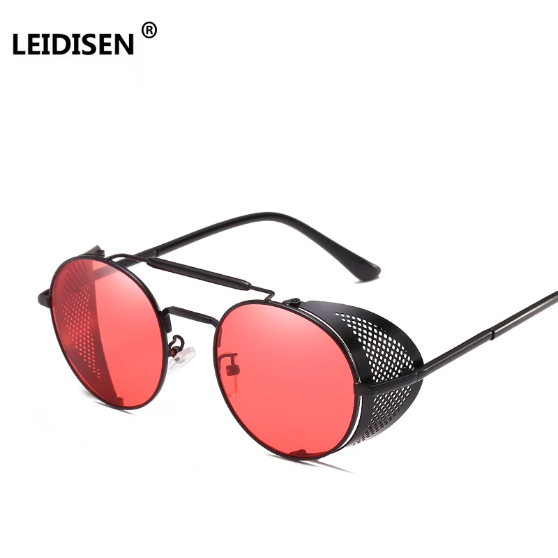 Солнцезащитные очки LEIDISEN в стиле стимпанк для мужчин и женщин 2018|brand sun glasses|designer