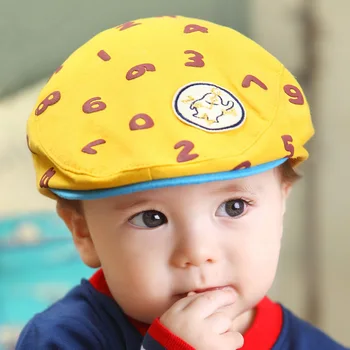 

2020 new fall Children hat berets baby cap cartoon boys and girls tide