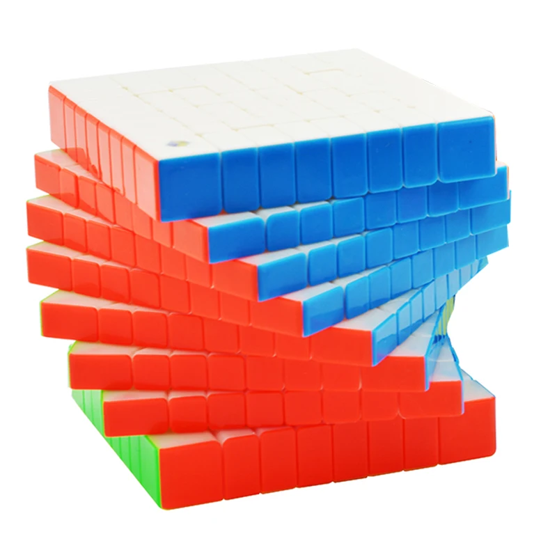 Новые Yuxin Хуанлун 8x8x8Layer кубик без наклеек Чжишен Magic Скорость куб пазл игрушки для Для детей WCA конкуренции