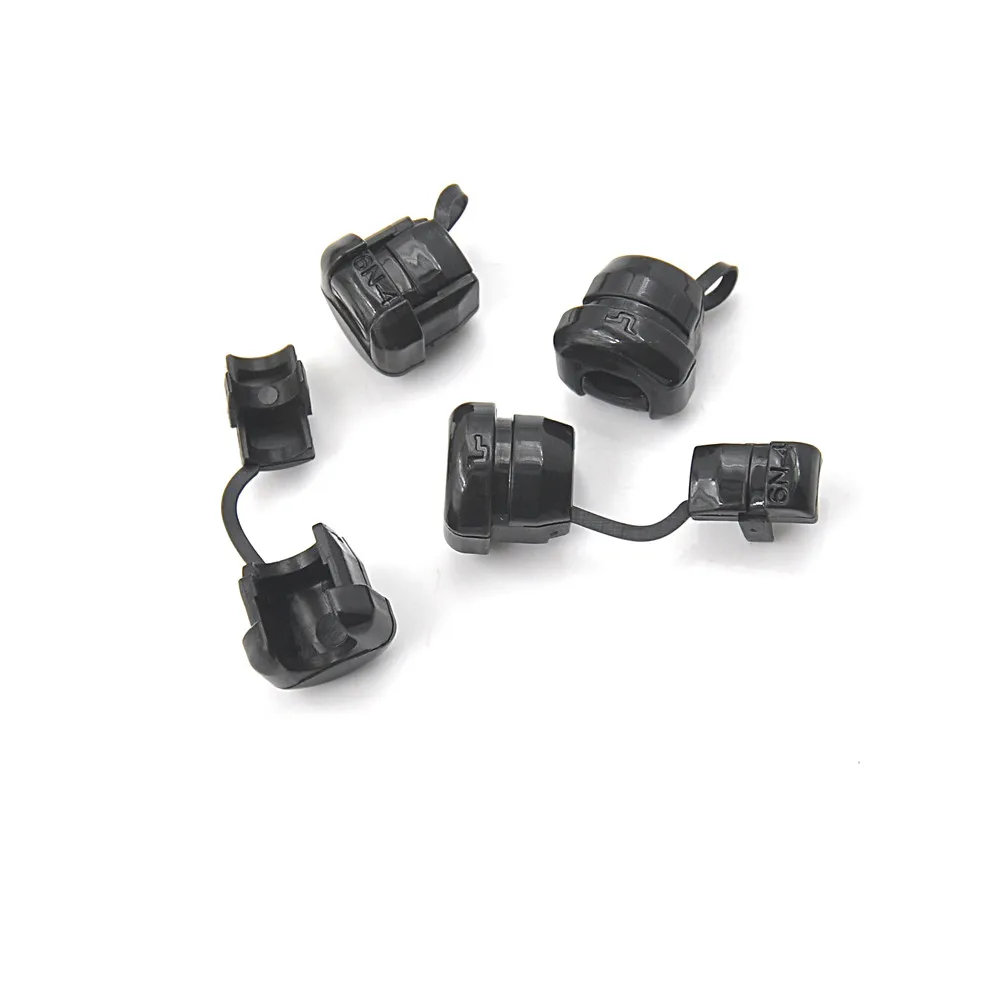 

20pc 6N-4 Strain Relief Bushing SJT 18AWG T=0.5~1.6mm Nylon Black Whosesale