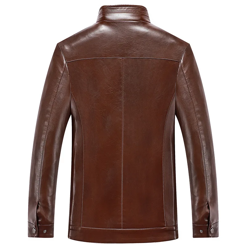 SHANBAO, брендовая мужская куртка из овечьей кожи, роскошная, высокое качество, осень и зима, деловая, повседневная, мужская, толстая, теплая куртка