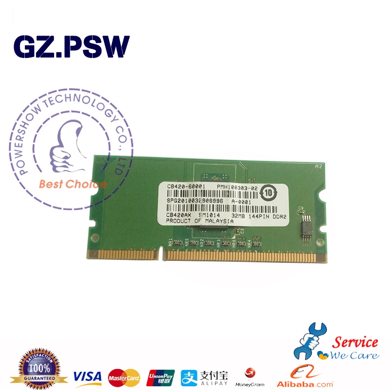

Original CB420-60001 CB420-67951 Memory Card 32M For HP P3005 3005 P2015 M2727 CP1515 CP1518 P2055 CP5225 Serise
