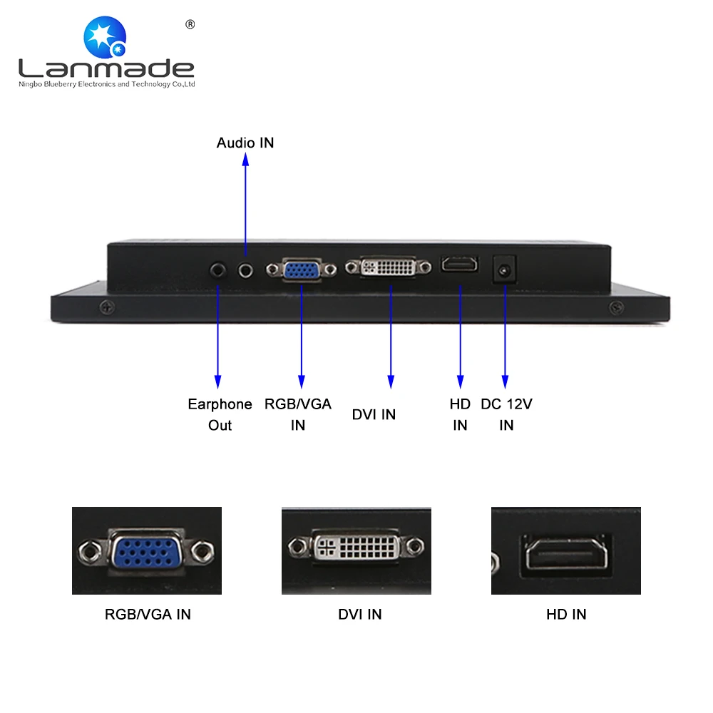 Прямая с фабрики 10.1in USB HD/VGA/DVI смарт-устройство настенное крепление сенсорный экран дисплей емкостный сенсорный ЖК-экран ТВ