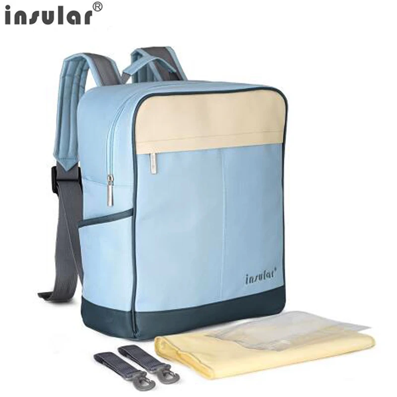 Островная детские пеленки рюкзак для путешествий Многофункциональный Mommy Bag