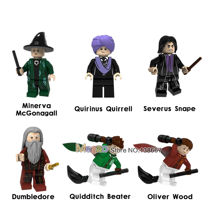 

School Lord Voldemort Ron Weasley Sprout Argus Filch Narcissa Lucius Malfoy Draco Malfoy Block Toys for children