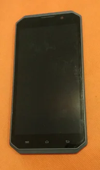

Used Original Touch screen + LCD display + Frame for KenXinDa PROOFINGS W9 MTK6753 Octa core 6.0 Inch Free shipping