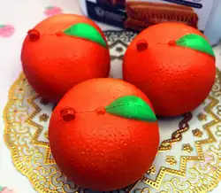 50 шт. wholesale-6cm Редкие squishy фрукты orange сотовый телефон ремни замедлить рост kawaiii мягкими дешево оптом