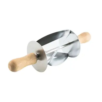 

Stainless Steel Bread Cutter Roller Croissant Cutter Round Hob Wheel Knife Pastry Dough Kitchen Gardgets Baking Pastry Tools