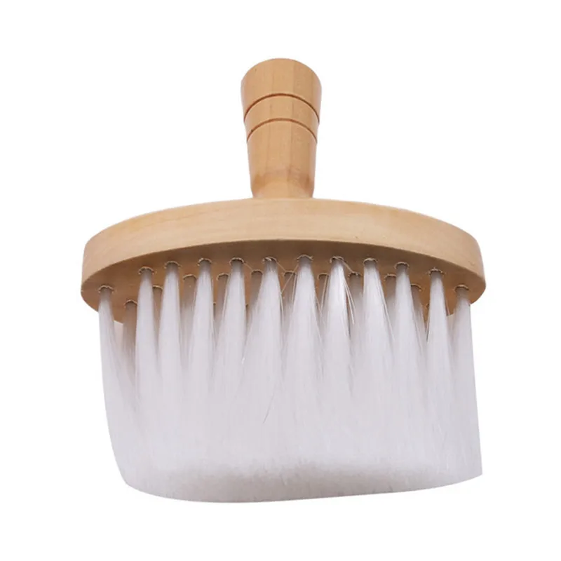 

1Pcs New Stylist Salon Care Neck Duster Clean Broken Hair Brush Barbers Tools Pro Wooden Handle Hair Cutting Hairdressing