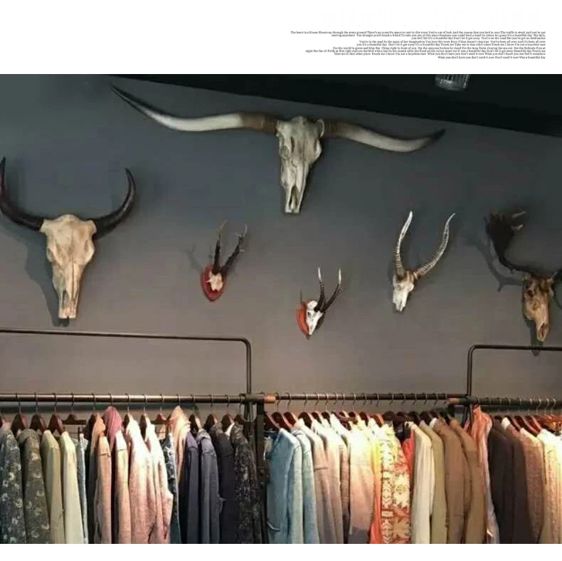 Американские оленьи рога(), череп на стену, ювелирные изделия, креативные подарки, украшение для дома, подарки из смолы