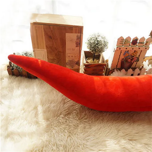 Fancytrader Plush Toy 70cm Big Soft Red Beauty Chili Toy 28'' Giant Stuffed Hot Pepper Doll Pillow (5)