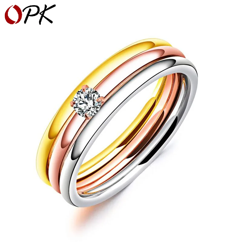 

Horse Head Animal Open Rings Crystal Fashion Women Jewelry Fashion South Korea Cool Accessories Fine Coil Three-in-One Three-Col