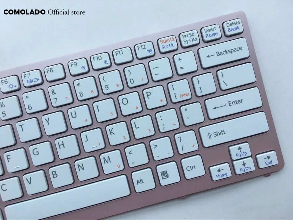 US English Keyboard For Sony Vaio VPC-CW VPC CW VPCCW CW16EC CW18FC pink Frame Laptop Keyboard US Layout