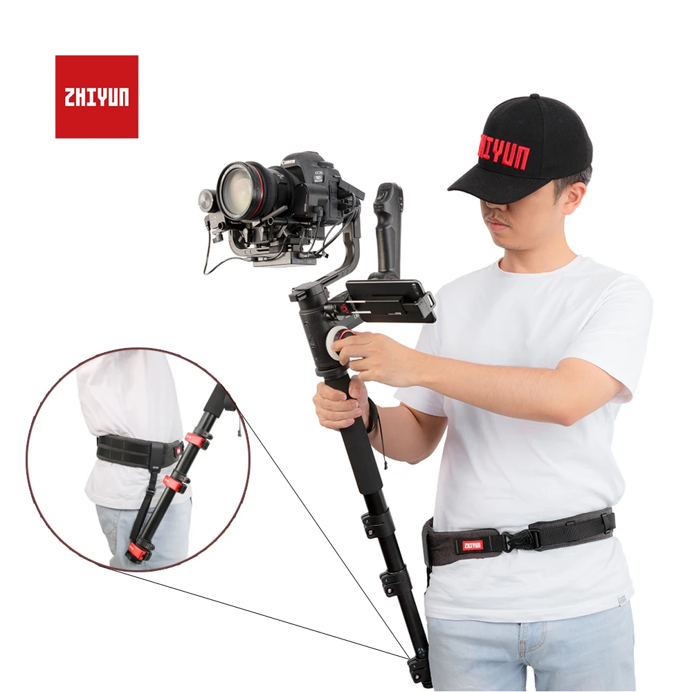 ZHIYUN WEEBILL S LAB Crane 3 трансмаунт Телескопический монопод с фиксирующей пряжкой многофункциональный ремень для камеры Ronin S Moza Air 2