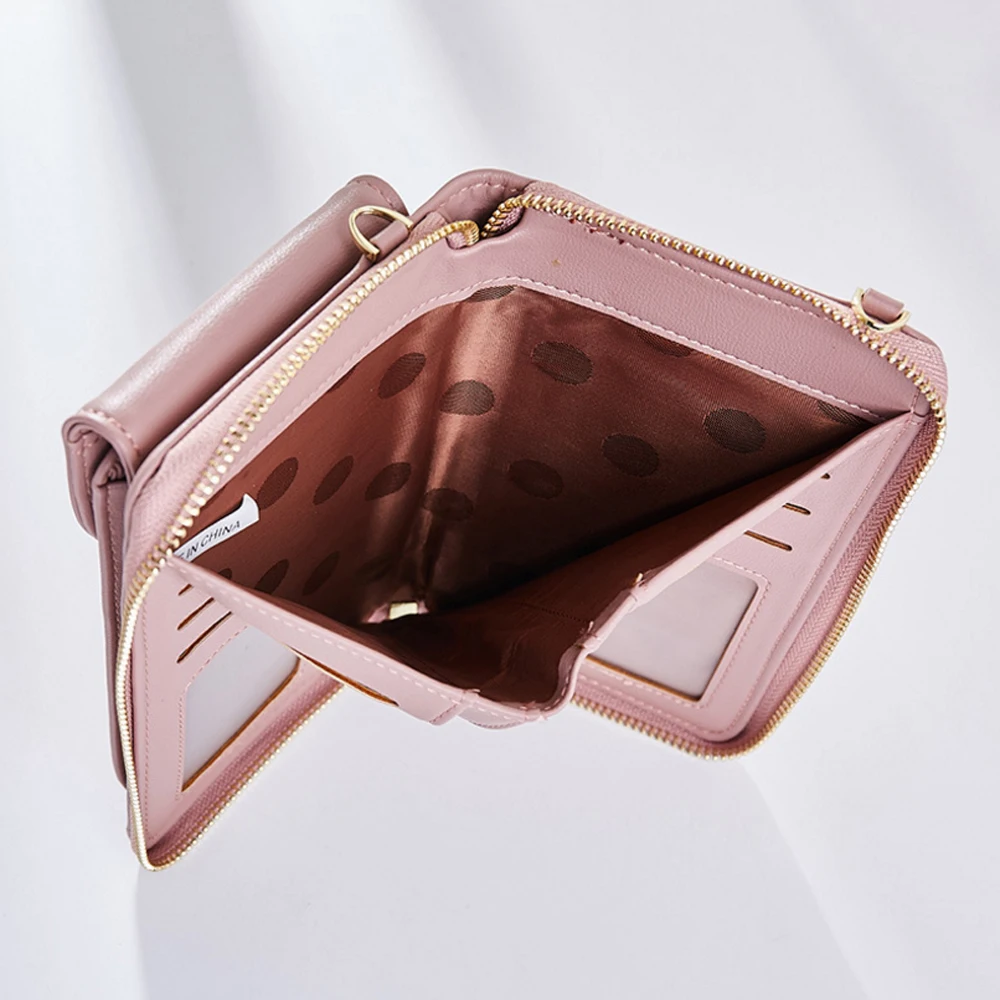 Длинный кошелек женский PU Повседневный Portefeuille Femme Кожаный Клатч