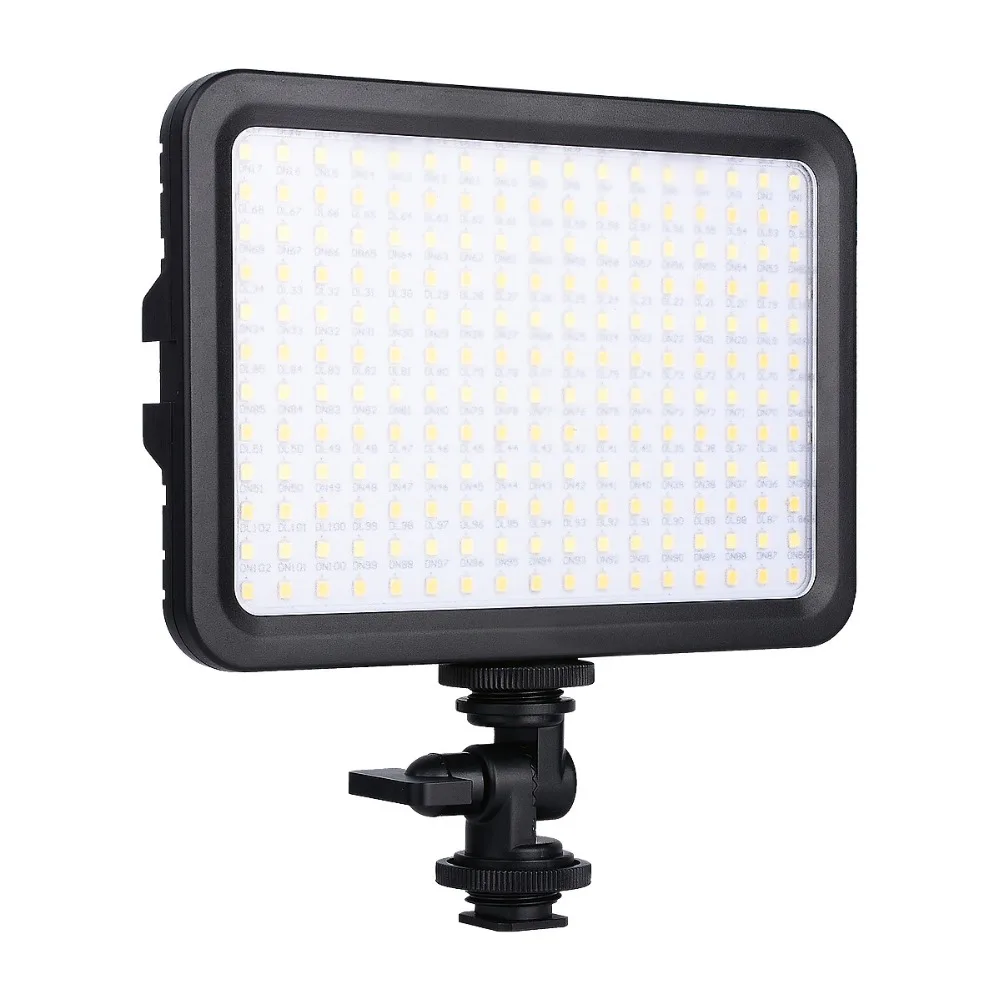 204 LED Phone Video Light Photo Lighting on Camera Hot Shoe Lamp for iPhone X 8 Camcorder Canon Nikon DSLR Live Stream | Электроника