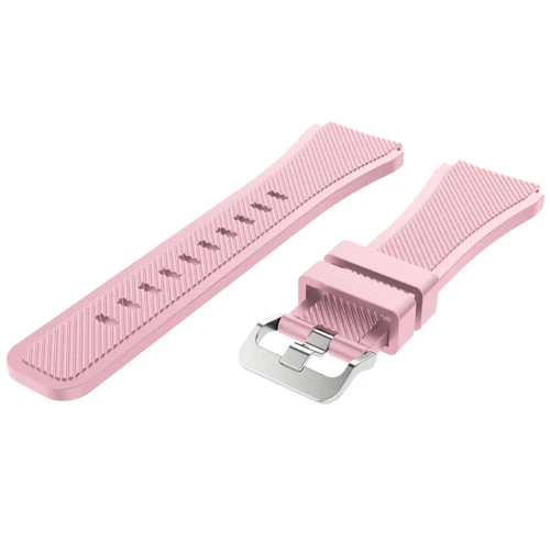 17-Doll powder 22 мм ремешок для samsung galaxy watch 46 мм gear S3 Frontier/classic huawei watch gt ремешок amazfit GTR 47 мм силиконовый браслет - Цвет ремешка: 17-Doll powder