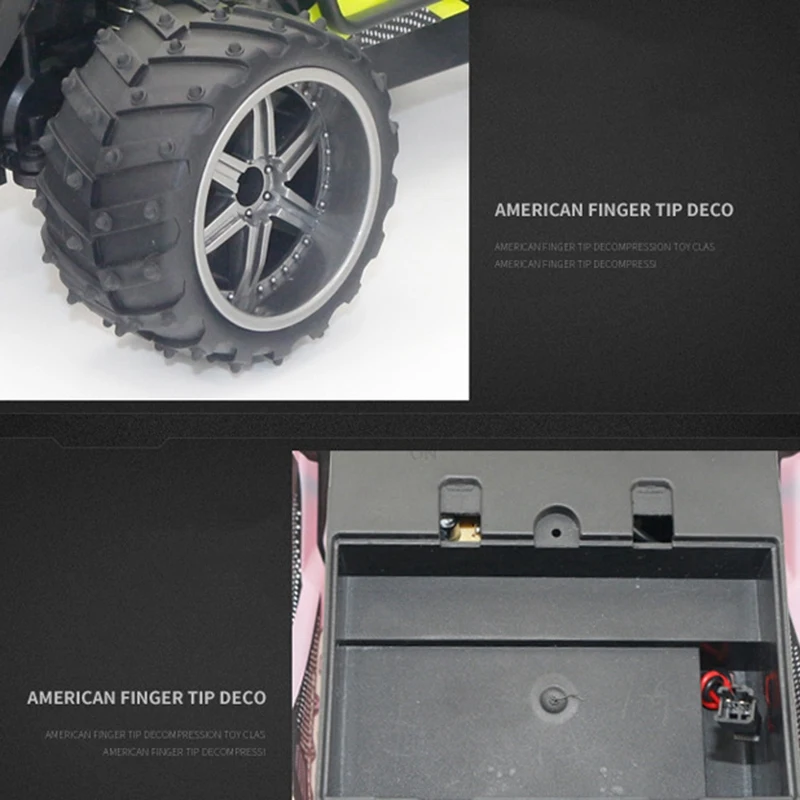 1:16 2,4 Ghz 4Wd большое колесо беспроводной четыре колеса внедорожный высокоскоростной автомобиль с дистанционным управлением