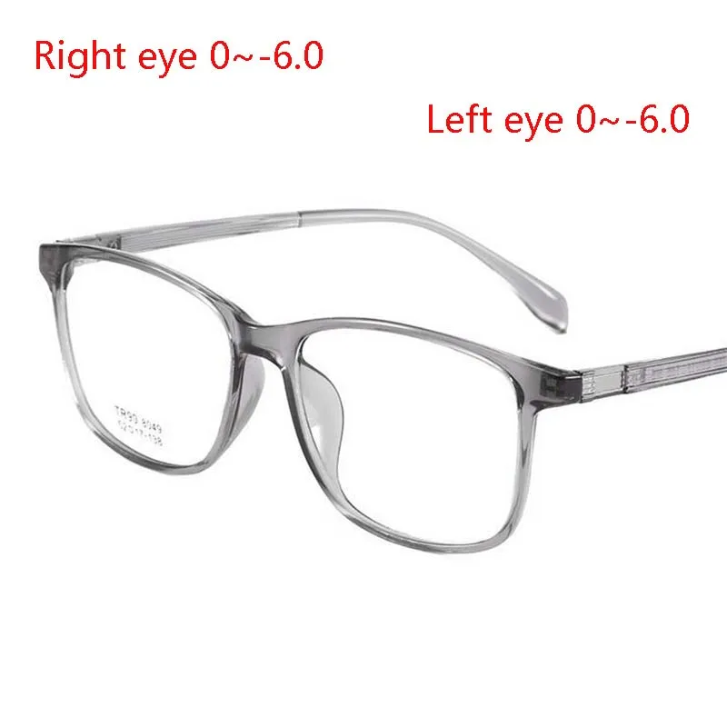 

Literary Student Finished Myopia Glasses For Unisex 1.56 Aspherical Lens Prescription Glasses Transparent Frame 0 -0.5 To -6.0