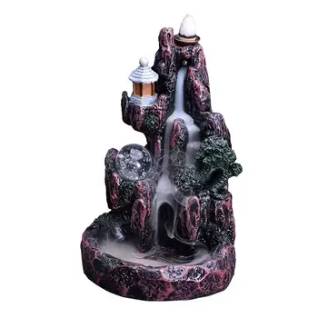 

Lofty Mountains And Flowing Water Style Chinese Traditional Incense Burner Home Office Incense Road Crafts Tower Incense Holder