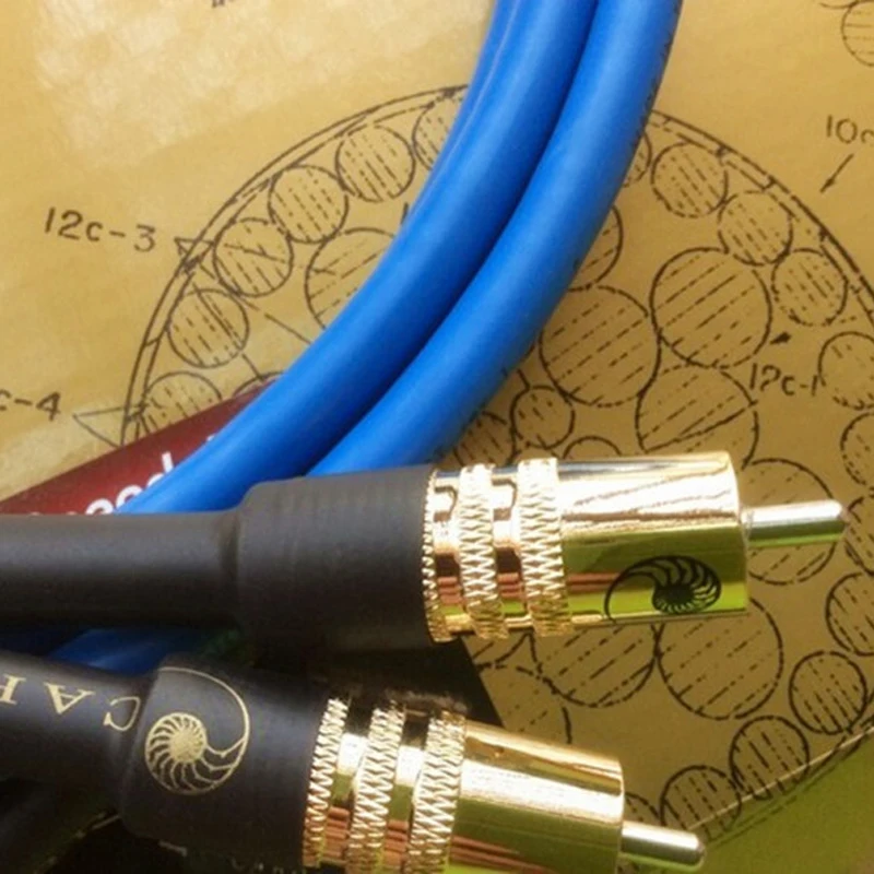 US $110.50 Hifi Pair Clear Light Wire Audio Amplifier CD DVD Player Speaker RCA Interconnect Cable Without BOX