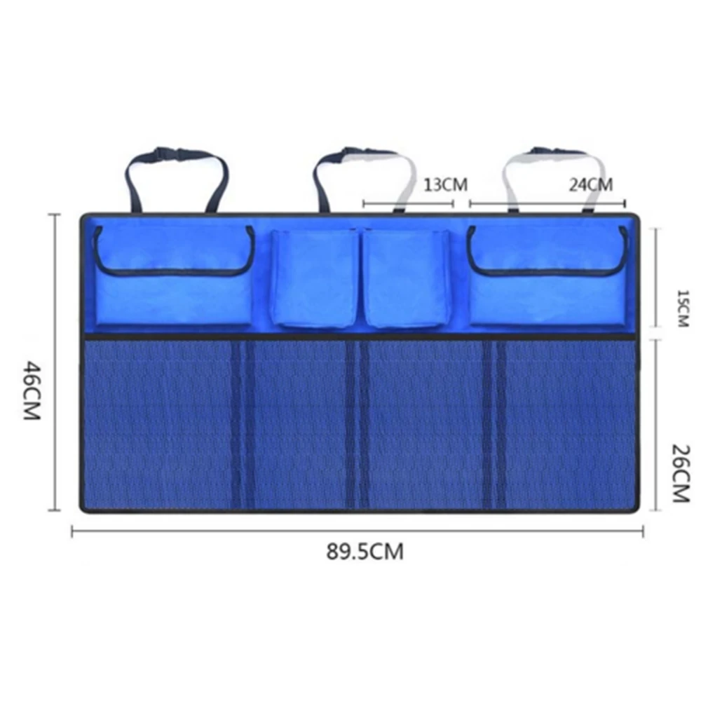 Автомобильный Органайзер на заднее сиденье багажника универсальная сумка для хранения сетчатая карманная сумка 4 цвета