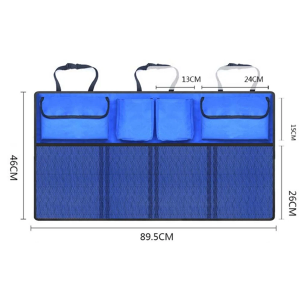  Auto Car Organizer Trunk Back Seat Universal Storage Bag Mesh Net Pocket Bag 4 Colors