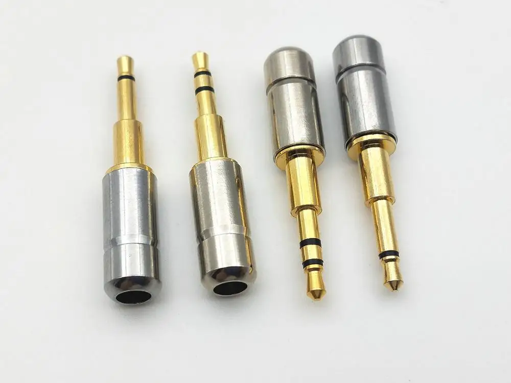 20pcs 2 5mm mono Stereo plug for Audio Headphones adapter connector