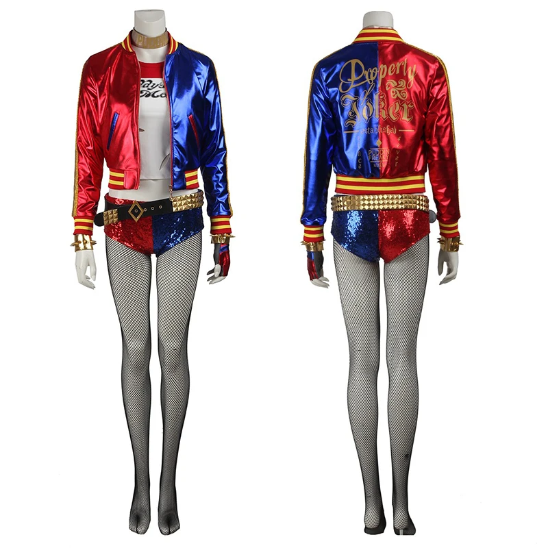 

Original Edition Suicide Squad Harley Quinn Joker Cosplay Costume Special Costume High Quality Full Set Any Size For Unisex