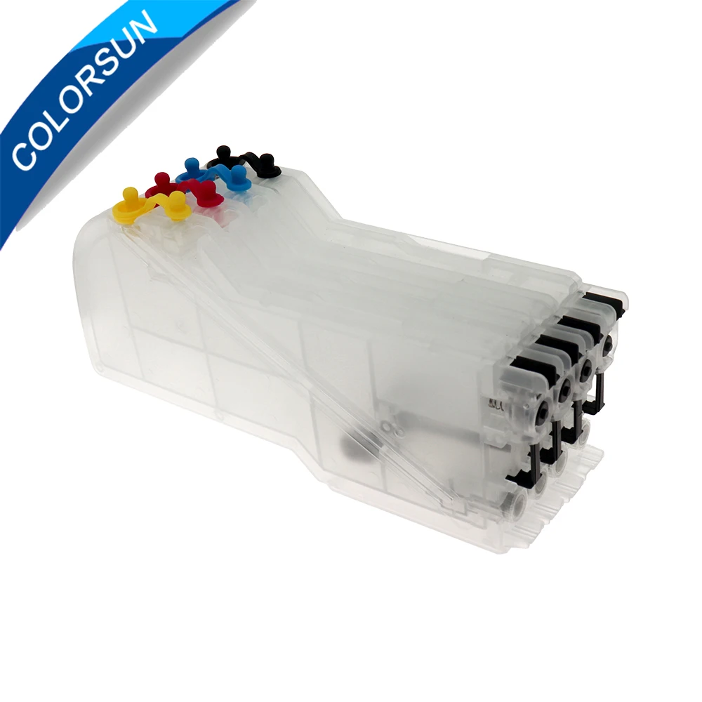 Чернильный картридж Colorsun для Brother LC38/LC39/LC985/LC61/LC980/LC990 чернильный DCP J125|ink cartridge|brother