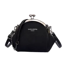 Новая женская модная сумка на плечо, повседневная сумка через плечо, маленькие сумки-мессенджеры, женская сумка ярких цветов, Милая женская сумка-тоут черного цвета