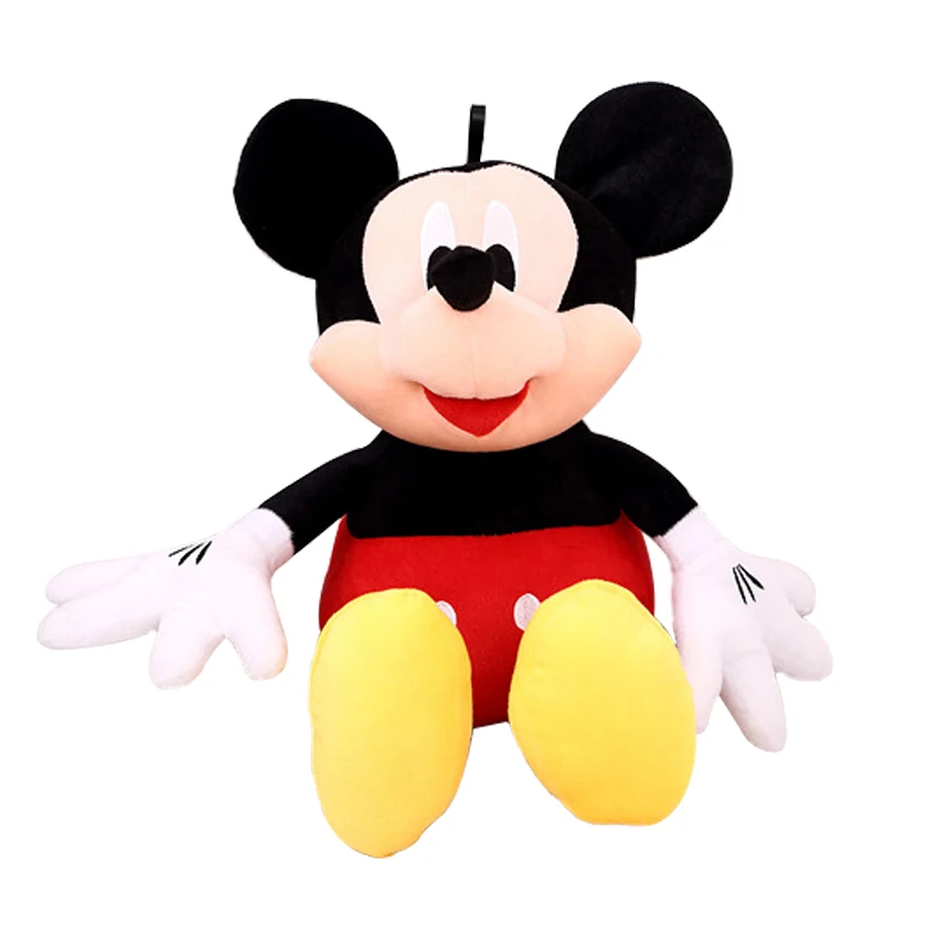 1pc 28cm Hot Sale Cute Mickey Mouse and Minnie Mouse Stuffed Soft Cartoon Animal Plush Toys Kids Love Dolls Classic Gifts