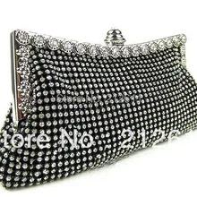 Женский двойной слой, полный горный хрусталь, бриллиантовое кольцо, вечерняя сумка, клатч для невесты, подружки невесты