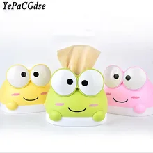Creative frog tissue box cartoon household paper box office desktop paper towel tube plastic paper towel pumping Creative frog tissue box cartoon household paper box office desktop paper towel tube plastic paper towel pumping
