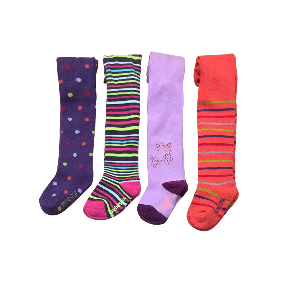 

4pc/lot 9M baby Spring/Autumn Tights Cotton Baby Girl Pantyhose Kid Infant Knitted Collant Tights Soft Infant Clothing