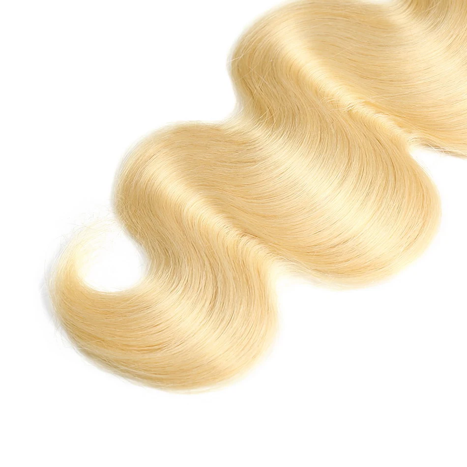 Wigirl волосы продукты тела волнистые светлые Remy бразильские пучки волос 613 цвет 1"-24" человеческие волосы переплетаются с бесплатной доставкой