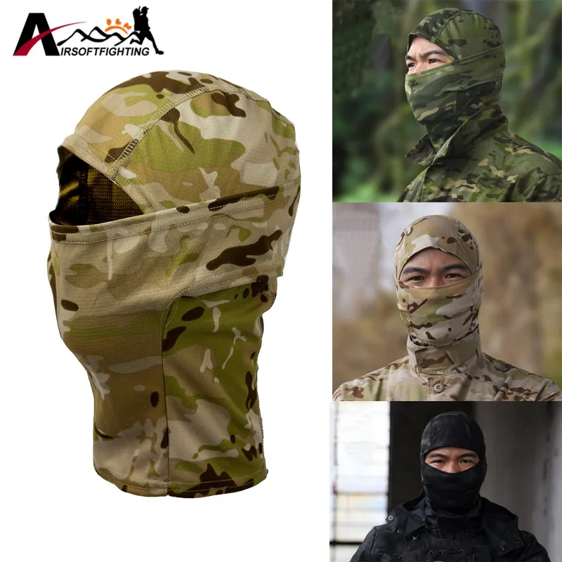 

Bionic Camouflage Full Face Mask Hunting Cycling Hiking Quick-dry Hood Windproof Sunshade Scarf Balaclava
