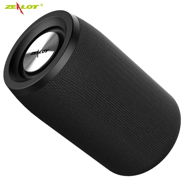 Zealot S32 Bluetooth динамик fm-радио портативный маленький беспроводной динамик сабвуфер поддержка tf-карты, u-диск - Цвет: Black
