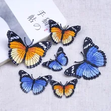 Patchs papillon de différentes tailles, 1 pièce, pour vêtements, appliques pour robe, pull, pantalon en jean, accessoires de bricolage