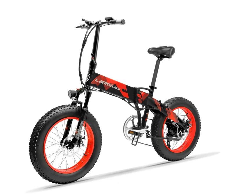 Электрический скутер 500 Вт 48 в два колесный Электрический велосипед 7 скоростной внедорожный портативный складной горный электрический велосипед взрослых