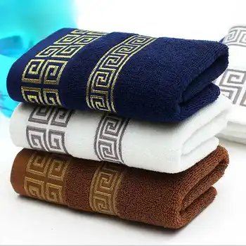 

New brand Men Face Towel Super Soft 100% Cotton Towel travel Home Towel 33*74cm
