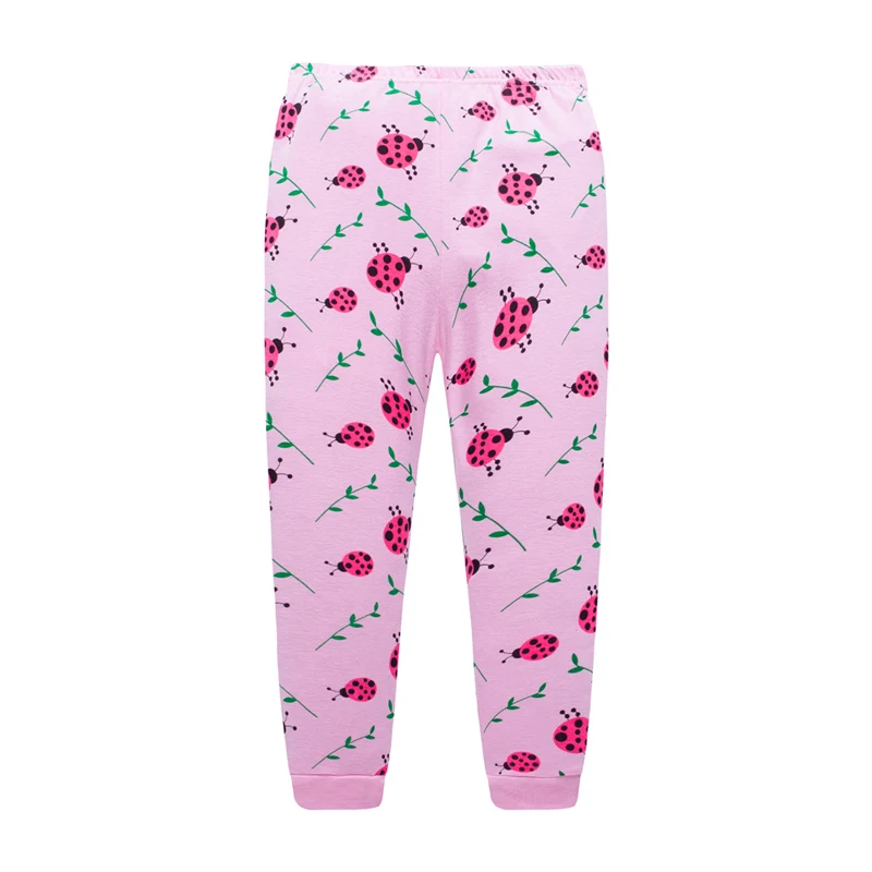 Quentes para o Bebê Conjuntos de Roupas de Outono das Crianças Veleiro Nightwear Pijamas Dormirwear Menina Joaninha Pijama Define Crianças Outono 2-7years 7 Conjuntos de pijama