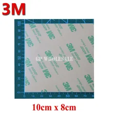 20 folhas/lote 8cm x 10cm 3m468 468mp 200mp dupla face fita adesiva para o reparo da tela de toque do lcd do telemóvel freeshipping