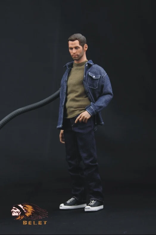 

BELET 1/6 scale doll Paul Walker in Fast & Furious.12"action figure doll,figure model toys Gift, collectible figure.No packaging