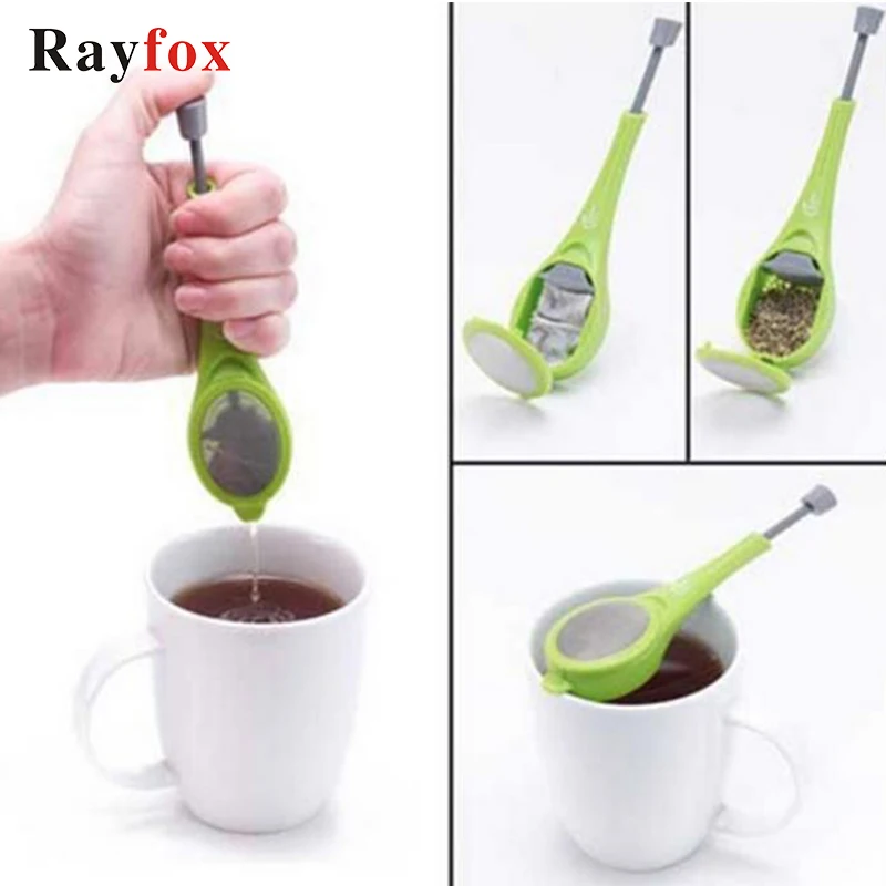 

Total Tea Infuser Gadget Built-in Plunger Tea Strainer Measure Swirl Steep Stir Press infusor de cha Te Making Tools Tea Bag