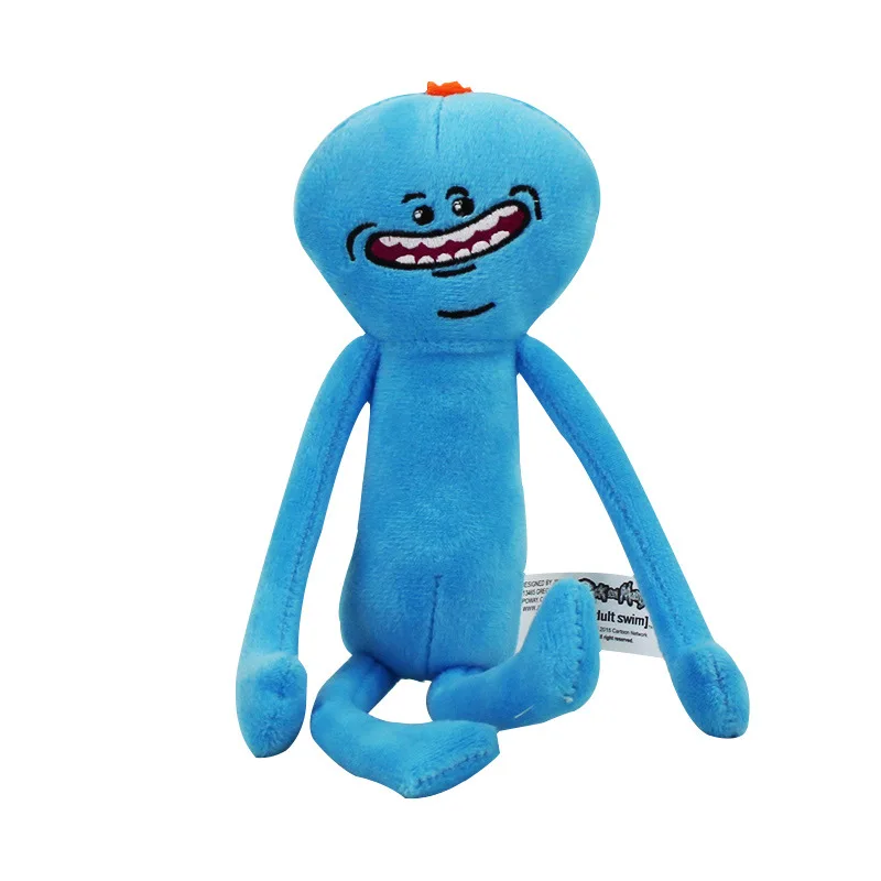 3 шт./лот 25 см Рик и Морти Happy& Sad& Foamy Mr. Meeseeks плюшевые игрушки куклы мягкие игрушки для детей рождественские подарки